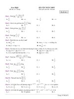 Đề ôn thpt toán 12 (243)