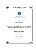 Khoá Luận Giải Quyết Xung Đột Pháp Luật Về Thừa Kế Có Yếu Tố Nước Ngoài Theo Pháp Luật Việt Nam Kiến Nghị Và Giải Pháp Từ Kinh Nghiệm Của Liên Minh Châu Âu.pdf