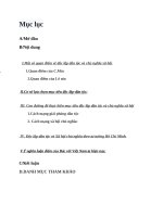 Tư tưởng nếu nước độc lập mà người dân không được hưởng hạnh phúc tự do thì độc lập cũng chả có ý nghĩa lí gì