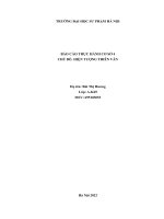 Báo cáo thực hành cơ sở 4 chủ đề hiện tượng thiên văn