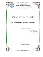 Báo Cáo Thực Tập Tốt Nghiệp Xây Dựng Website Bằng Laravel.docx