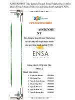 Assignment Xây Dựng Kế Hoạch Email Marketing Và Triển Khai Kế Hoạch Hoàn Chỉnh Của Quà Tặng Doanh Nghiệp Ensa.pdf