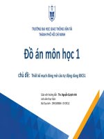 Thiết Kế Mạch Đóng Mở Cửa Tự Động Dùng 89C51.Pdf