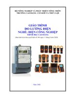 Giáo trình Đo lường điện (Nghề Điện công nghiệp  Trình độ Cao đẳng)