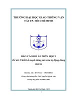 Thiết Kế Mạch Đóng Mở Cửa Tự Động Dùng 89C51.Pdf