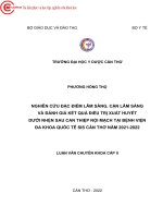 Nghiên cứu đặc điểm lâm sàng, cận lâm sàng và đánh giá kết quả điều trị xuất huyết dưới nhện sau can thiệp nội mạch tại bệnh viện đa khoa quốc tế s i s cần thơ năm 2021 – 2022