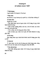 Giáo trình Nhập môn khoa học giao tiếp: Phần 2