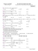 Đề ôn thpt toán (95)