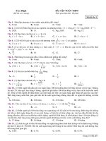 Đề ôn thi thpt toán (852)