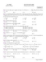 Đề ôn thi thpt toán (258)