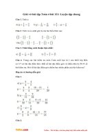 Giai vo bai tap toan 4 bai 121 luyen tap chung