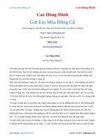 Gửi Em Mùa Đông Cũ - Cao Hồng Minh.docx