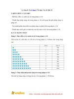 Ly thuyet toan lop 1 on tap cac so den 10