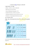 Ly thuyet toan lop 1 on tap cac so den 100