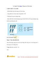 Ly thuyet toan lop 1 cong cac so tron chuc