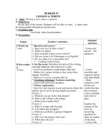 Giao an tieng anh 9 bai 9 tiet 4