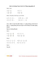 Giai vo bai tap toan 4 bai 114 phep cong phan so