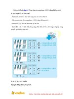 Ly thuyet toan lop 1 phep cong trong pham vi 100 cong khong nho