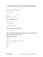 Giai vo bai tap toan 4 bai 124 luyen tap phep nhan phan so