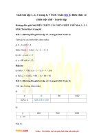 Giai bai tap sgk trang 6 7 mon toan lop 4