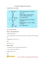 Ly thuyet toan lop 2 100 tru di mot so