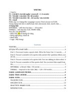 WRITTING APTIS ÔN FULL DẠNG ĐỀ UPDATE 2023