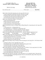 Đề ôn thi thpt môn lịch sử (11)