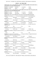 Đề thi thử tốt nghiệp thpt môn tiếng anh năm 2023 soạn chuẩn cấu trúc minh họa của bộ giáo dục ngày 1 tháng 3