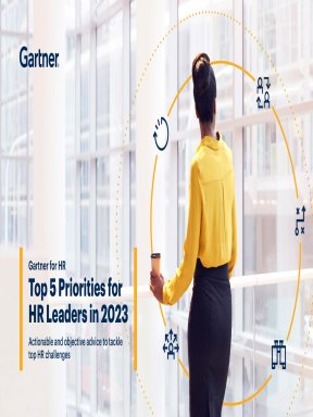 Gartner For Hr Top 5 Priorities For Hr Leaders In 2023 Actionable And