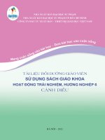 Tài liệu bồi dưỡng giáo viên sử dụng SGK Hoạt động trải nghiệm, hướng nghiệp 6 Cánh diều