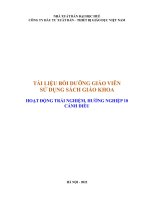 Tài liệu bồi dưỡng giáo viên sử dụng SGK Hoạt động trải nghiệm, hướng nghiệp 10 Cánh diều
