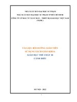 Tài liệu bồi dưỡng giáo viên sử dụng SGK Giáo dục thể chất 10 Cánh diều
