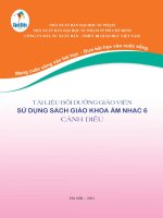 Tài liệu bồi dưỡng giáo viên sử dụng SGK Âm nhạc 6 Cánh diều