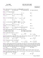 Đề ôn thi thpt toán 12 (393)