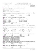Đề ôn thi thpt toán 12 (373)