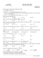 Đề ôn thi thpt toán 12 (392)