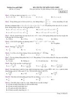 Đề ôn thi thpt toán 12 (601)