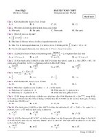 Đề ôn thi thpt toán 12 (391)