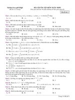 Đề ôn thi thpt toán 12 (391)