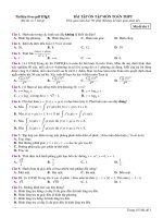 Đề ôn thi thpt toán 12 (192)