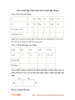 Giai vo bai tap toan 4 bai 141 luyen tap chung