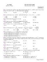 Đề ôn thi thpt toán 12 (619)