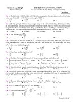 Đề ôn thi thpt toán 12 (414)