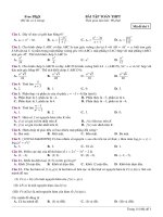 Đề ôn thi thpt toán 12 (400)