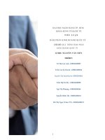 Tiểu luận đàm phán kinh doanh quốc tế chủ đề quá trình đàm phán kinh doanh quốc tế