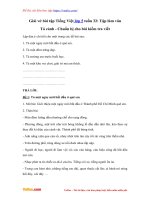 Giai vo bai tap tieng viet lop 5 tuan 32 tlv ta canh