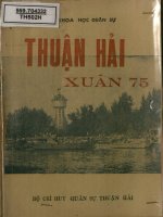 Tỉnh Thuận Hải mùa xuân năm 1975: Phần 1