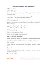 Ly thuyet phep chia phan so