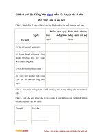 Giai vo bai tap tieng viet lop 4 tuan 23 ltvc mo rong von tu cai dep