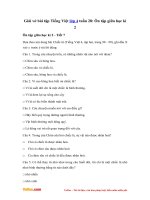 Giai vo bai tap tieng viet lop 4 tuan 28 on tap giua hoc ki 2 tiet 7